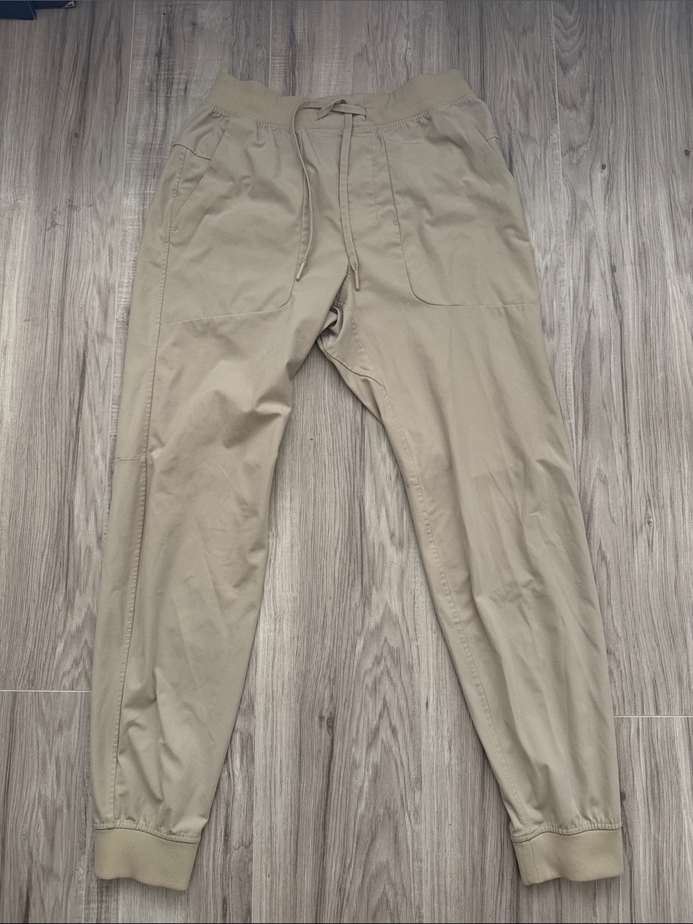lululemon athletica Men's Taupe Drawstring Joggers